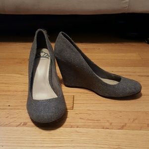 Fergalicious Grey Wedges